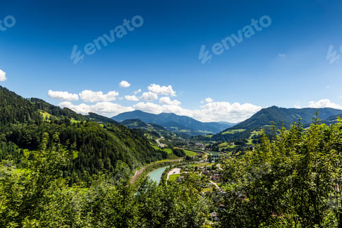Preview: Idyllic Summer Landscape In Austrian Alps