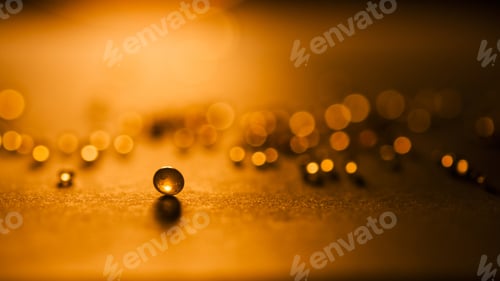 Preview: Small Balls Abstract With Bokeh