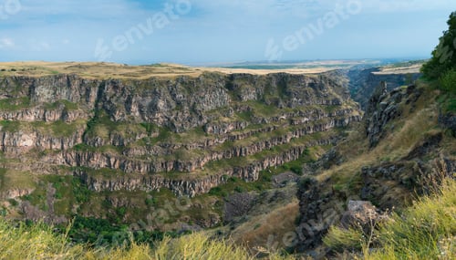 Preview: Canyon View From Saghmosavank Monastery In Aragatsotn Province Of Armenia, Country Of The Caucasus