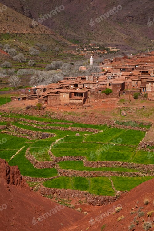 Preview: Landscape In Aguelmous, Khénifra Province, Béni Mellal-Khénifra, High Atlas Or The Grand Atlas
