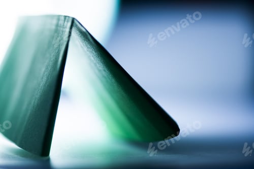 Preview: Macro, Abstract, Background Picture Of A Blue Paper On Paper Background