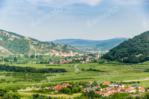 Preview: Landscape Of Wachau Valley, Danube River, Austria.