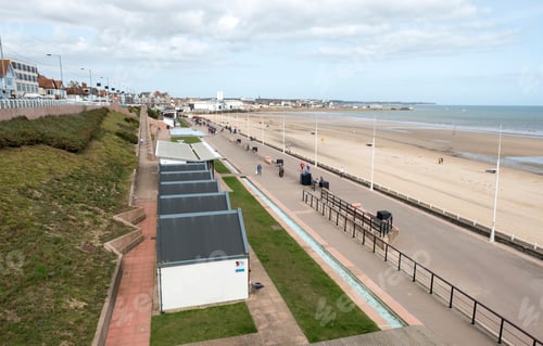 Preview: Row Of Beach Huts Example