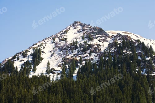 Preview: Mountains View In Alps, In A Sunny Day