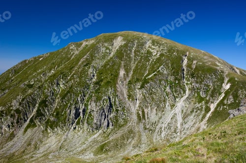 Preview: Landscape With Mountain And Clear Blue Sky