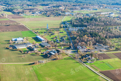 Preview: Aerial View Over The Priekuli Town (Latvia)
