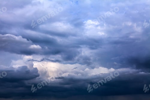 Preview: Dark And Dramatic Storm Clouds Area Background