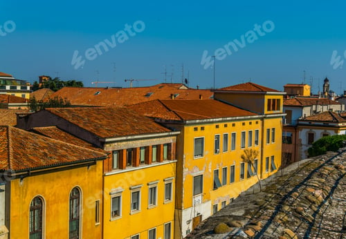 Preview: View Of Colorful Facades Of Houses In The Italian City Verona