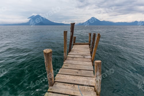 Preview: Pier At Lake Atitlan In Guatemala