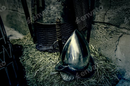 Preview: Ancient Medieval Armor Of Protection And Security, Detail Of War And Death