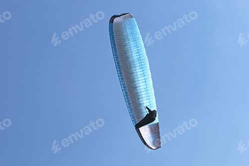 Preview: Paraglider Flying Wing In A Blue Sky