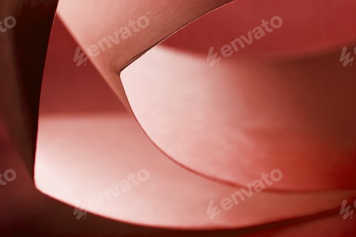 Preview: Colorful Paper Shapes With Paper Background