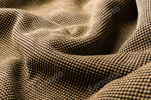 Preview: Clothing Items Stonewashed Cotton Fabric Texture With Seams, Clasps, Buttons And Rivets, Macro
