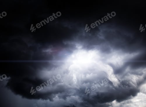 Preview: Light In The Dark And Dramatic Storm Clouds