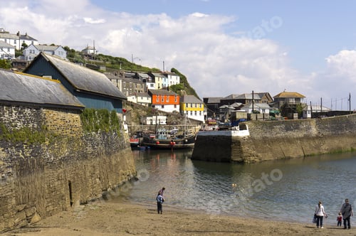 Preview: Mevagissey Harbour, Cornwall, Uk.