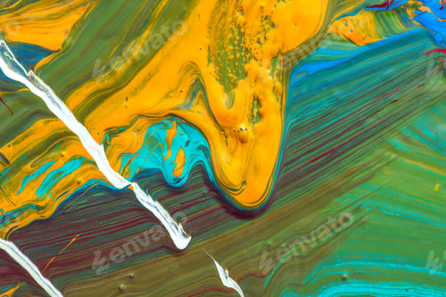 Preview: Abstract Art Background. Hand-Painted