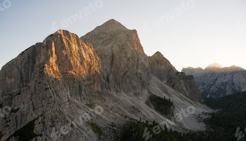 Preview: Sunset In The Julian Alps Mountains