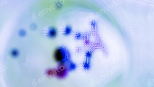 Preview: Abstract, Blurred, Colorful Composition With Oil, Water And Ink