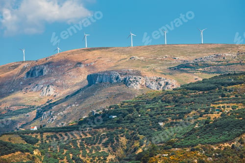 Preview: Beautiful Mountain Landscape Of Crete Island, Greece