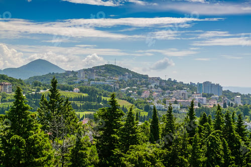 Preview: Beautiful View Of The Black Sea Coast In Sochi, Russia