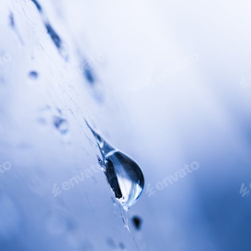 Preview: Abstract Composition With Water Drops, Spider Webs And Bokeh
