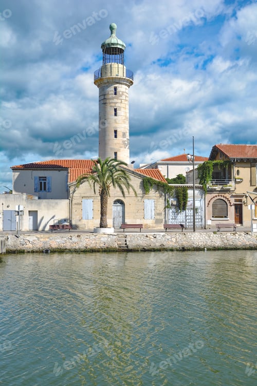 Preview: Lighthouse In Village Of Le Grau Du Roi In Camargue,France