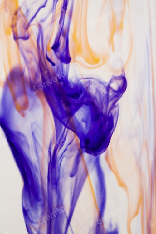 Preview: Abstract, Colorful Ink Shapes