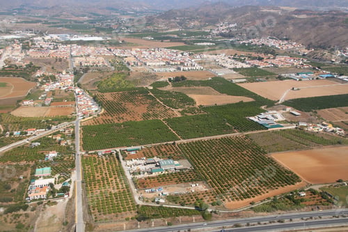 Preview: Agriculture In Spain - Rural Area Of Malaga, Andalusia. Orange Orchards.