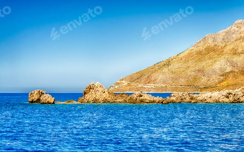 Preview: Wild Beautiful Coastline At The Zingaro Natural Reserve, Trapani, Sicily, Italy