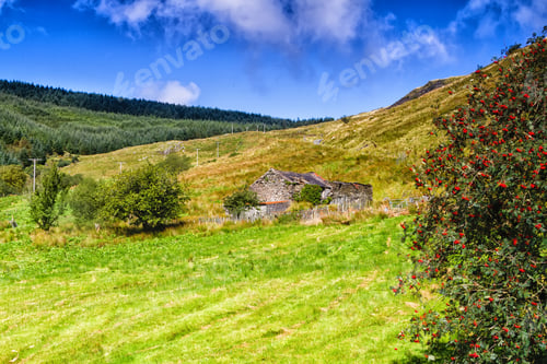 Preview: Snowdonia National Park In North Wales Of The United Kingdom. Snowdonia Is A Mountain Range And A