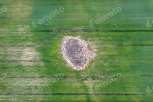 Preview: Aerial View Over The Rural Fields