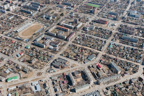 Preview: Aerial View Over Daugavpils City (Latvia)