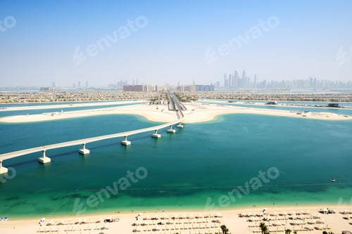 Preview: View On Jumeirah Palm Man-Made Island, Dubai, Uae