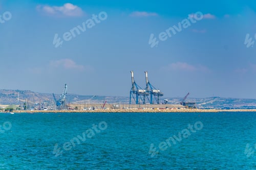 Preview: View Of A Port In Larnaca During A Sunny Summer Day, Cyprus