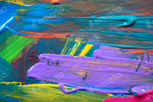 Preview: Abstract Art Background. Hand-Painted