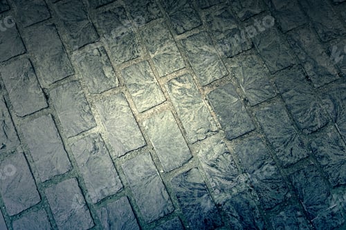 Preview: Cobblestone Floor, Detail Of A Pedestrian Land In The City