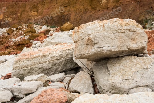 Preview: Sedimentary Cliffs And Rocks At Hunstanton, Norfolk, Uk