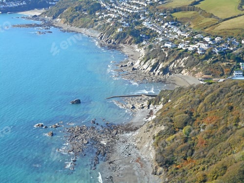 Preview: Aerial View Of The Coast Of Cornwall