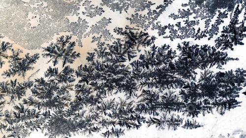 Preview: Ice Flowers On Glass - Texture