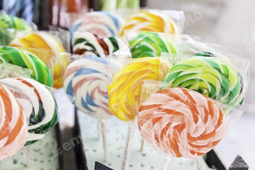 Preview: Lollipop Colors Craft Detail Candy Flavors, Sugar