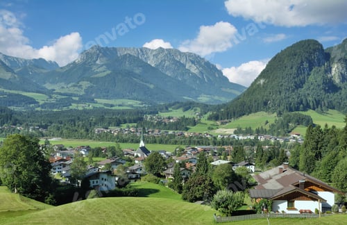 Preview: Village Of Koessen In Tirol,Austria