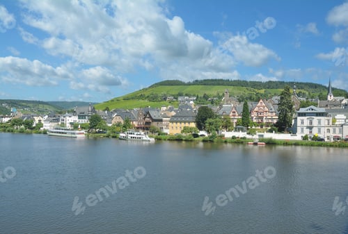 Preview: Famous Wine Town Of Traben-Trarbach At Mosel River,Rhineland-Palatinate,Germany