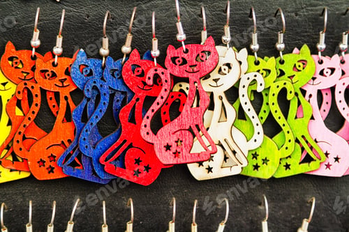 Preview: Earrings As Souvenirs For Sale In Prague, Czech Republic