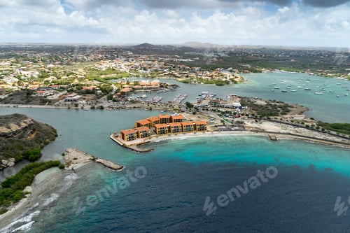 Preview: Aerial From A Helicopter - Views Around Curacao A Caribbean Island