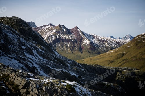 Preview: Peak In Canfranc Valley, Pyrenees In Huesca Province, Aragon In Spain.