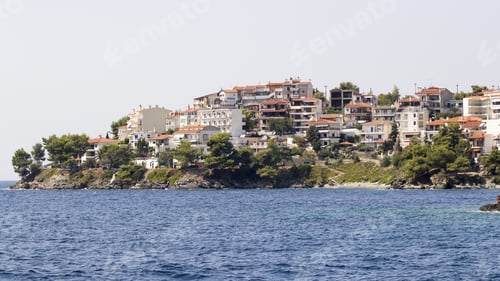 Preview: Greek Landscape With Sea And Resorts