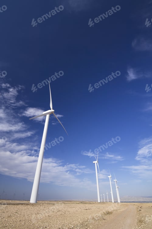 Preview: Group Of Windmills For Renewable Electric Energy Production