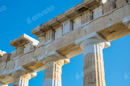 Preview: Detail Of Parthenon Monument In Athens, Greece