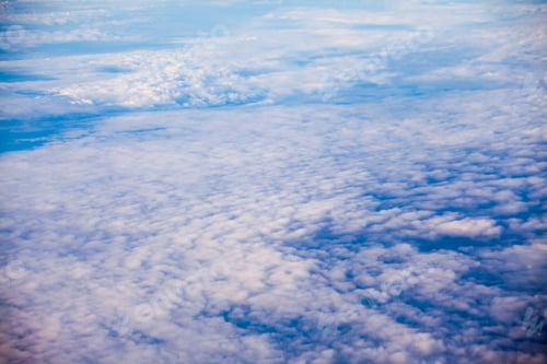Preview: Beautiful, Dramatic Clouds And Sky Viewed From The Plane