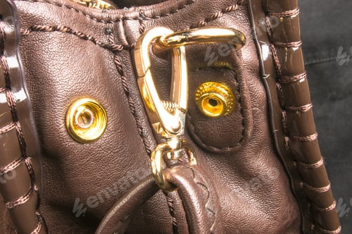 Preview: Seams On Leather Hand Bag